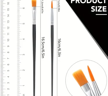 sentetik fırça sivri uçlu detay ( 3 ADET )