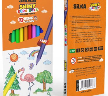 SİLKA SHINY TAM BOY KURU BOYA 12 #039;Lİ
