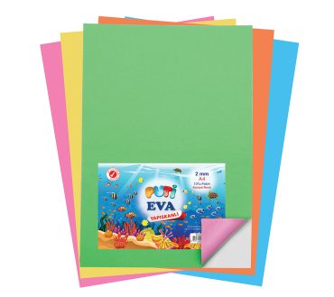 PUTİ EVA A4 YAPIŞKANLI KARIŞIK 10LU